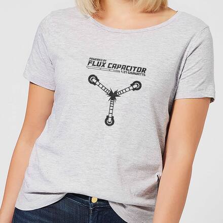 Back To The Future Powered By Flux Capacitor Women's T-Shirt - Grey - L