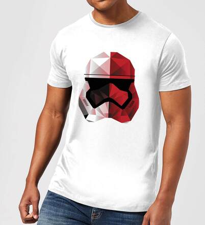 Star Wars Cubist Trooper Helmet White T-Shirt - White - XXL - White