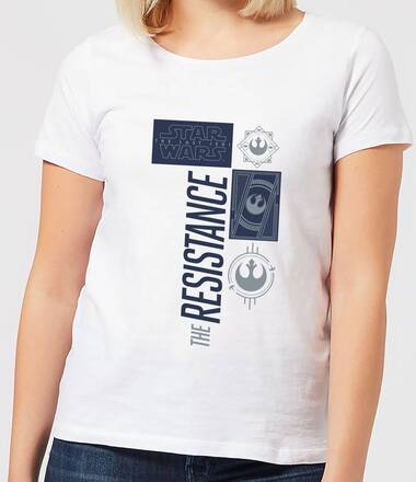 Star Wars The Resistance White Women's T-Shirt - White - L - White