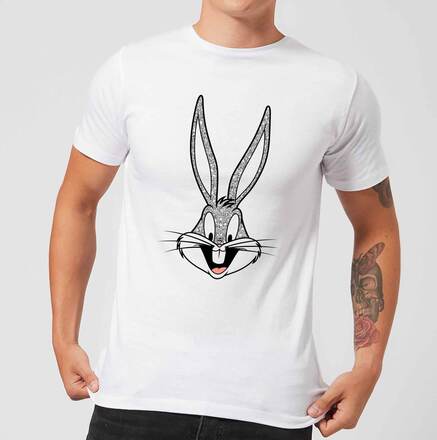 Looney Tunes Bugs Bunny Men's T-Shirt - White - XXL