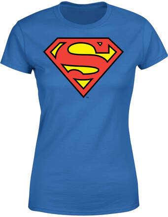DC Originals Official Superman Shield Women's T-Shirt - Royal Blue - S