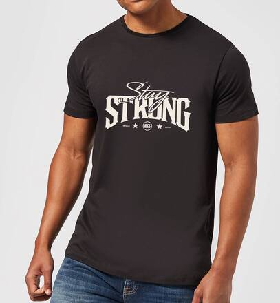 Stay Strong Logo Men's T-Shirt - Black - 4XL - Black