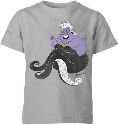 Disney The Little Mermaid Ursula Classic Kids' T-Shirt - Grey - 5-6 Years