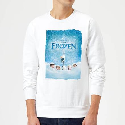 Disney Frozen Snow Poster Sweatshirt - White - XXL - White