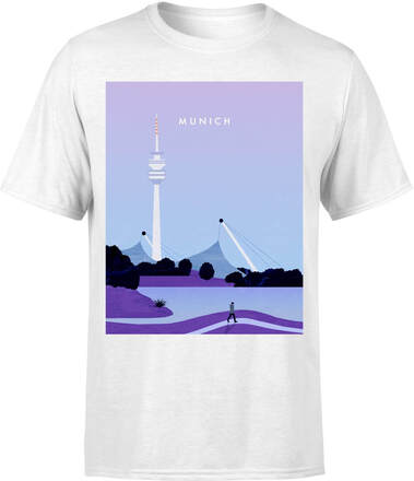Munich Men's T-Shirt - White - 5XL - White