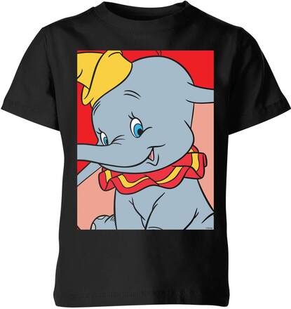 Dumbo Portrait Kids' T-Shirt - Black - 7-8 Years - Black