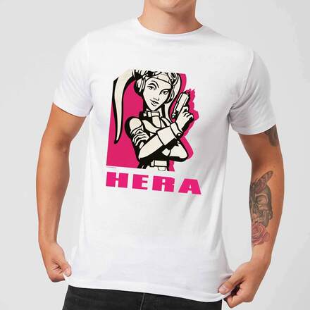 Star Wars Rebels Hera Men's T-Shirt - White - L - White