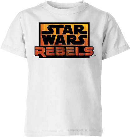 Star Wars Rebels Logo Kids' T-Shirt - White - 9-10 Years - White