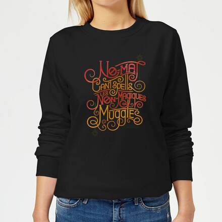 Fantastic Beasts No-Maj Women's Sweatshirt - Black - M - Black