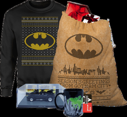 DC Batman Mega Christmas Gift Set (Worth £65) - Women's 4XL - Black