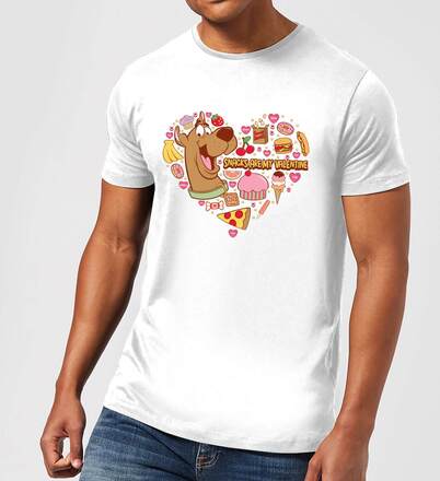 Scooby Doo Snacks Are My Valentine Men's T-Shirt - White - XL - White
