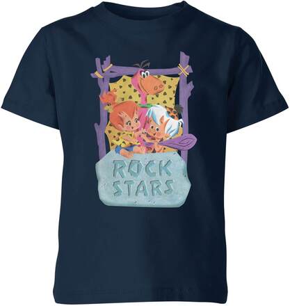 The Flintstones Rock Stars Kids' T-Shirt - Navy - 9-10 Years - Navy