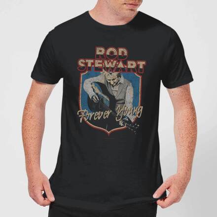 Rod Stewart Forever Young Men's T-Shirt - Black - 4XL