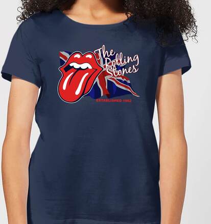 Rolling Stones Lick The Flag Women's T-Shirt - Navy - S