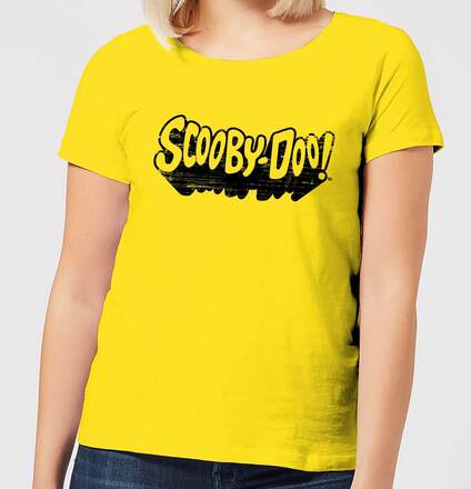 Scooby Doo Retro Mono Logo Women's T-Shirt - Yellow - M - Yellow