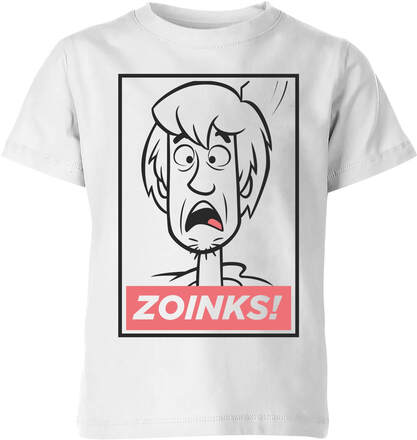 Scooby Doo Zoinks! Kids' T-Shirt - White - 9-10 Years