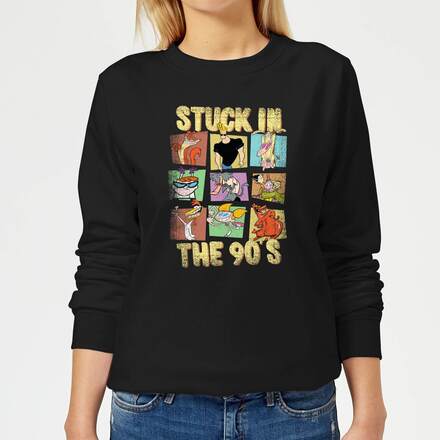 Cartoon Network Stuck In The 90s Women's Sweatshirt - Black - L