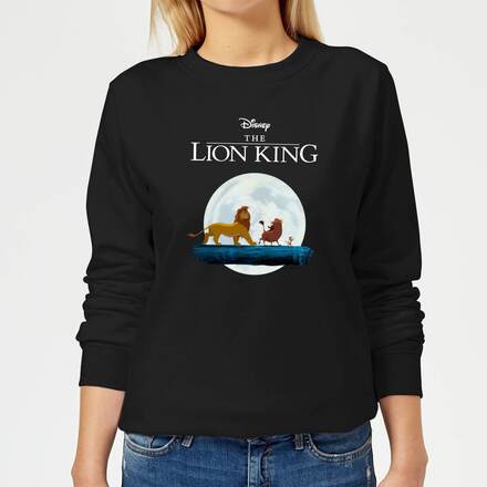 Disney Lion King Hakuna Matata Walk Women's Sweatshirt - Black - L