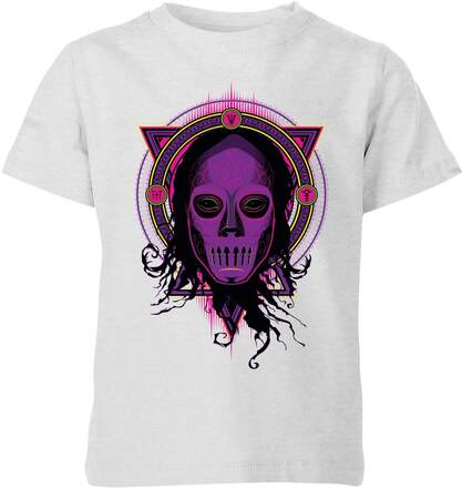 Harry Potter Death Mask 2 Neon Kids' T-Shirt - Grey - 9-10 Years - Grey