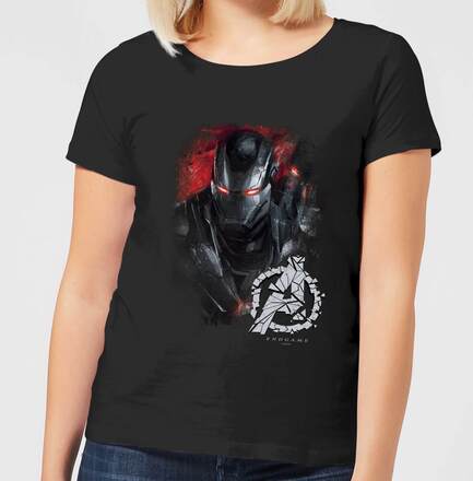 Avengers Endgame War Machine Brushed Women's T-Shirt - Black - 3XL - Black