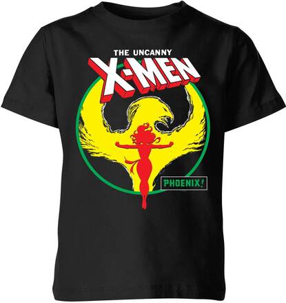 X-Men Dark Phoenix Circle Kids' T-Shirt - Black - 9-10 Years