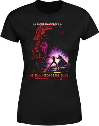 Star Wars ROTJ Spanish Women's T-Shirt - Black - XL