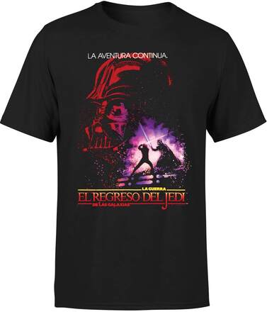 Star Wars ROTJ Spanish Men's T-Shirt - Black - XXL