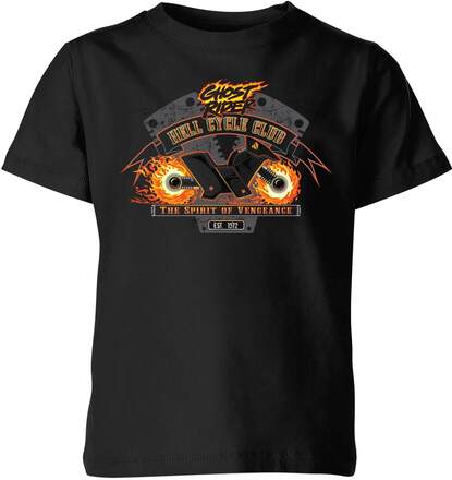 Marvel Ghost Rider Hell Cycle Club Kids' T-Shirt - Black - 7-8 Years - Black