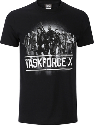 DC Comics Men's Suicide Squad Taskforce X T-Shirt - Black - XXL