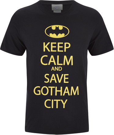 DC Comics Men's Batman Keep Calm T-Shirt - Black - M