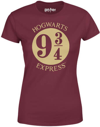 Harry Potter Platform Burgundy Women's T-Shirt - L
