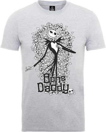 Disney The Nightmare Before Christmas Jack Skellington Bone Daddy Grey T-Shirt - XXL