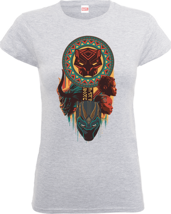 Black Panther Totem Women's T-Shirt - Grey - S