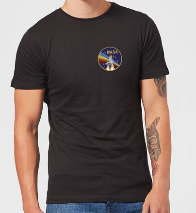 NASA Vintage Rainbow Shuttle T-Shirt - Black - XXL