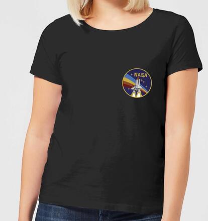 NASA Vintage Rainbow Shuttle Women's T-Shirt - Black - S