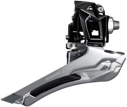 Shimano 105 R7000 Band-On Front Derailleur - One Size - Braze on - Silver