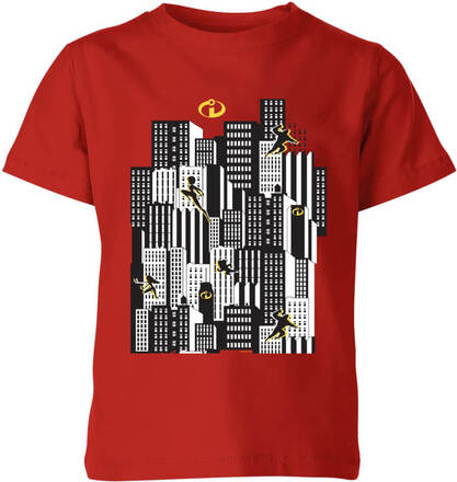 The Incredibles 2 Skyline Kids' T-Shirt - Red - 9-10 Years - Red