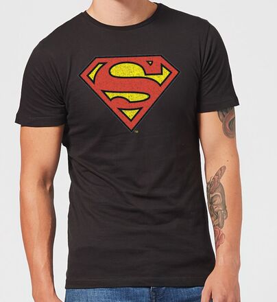 Originals Official Superman Crackle Logo Men's T-Shirt - Black - L