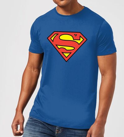 DC Originals Official Superman Shield Men's T-Shirt - Royal Blue - S
