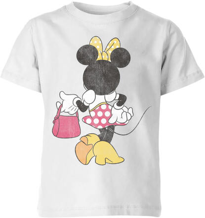 Disney Minnie Mouse Back Pose Kids' T-Shirt - White - 3-4 Years - White