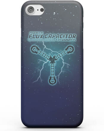 Back To The Future Powered By Flux Capacitor Phone Case - iPhone 8 Plus - Tough Case - Matte
