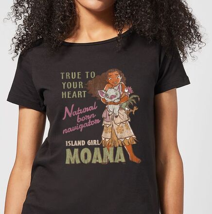 Moana Natural Born Navigator Women's T-Shirt - Black - L