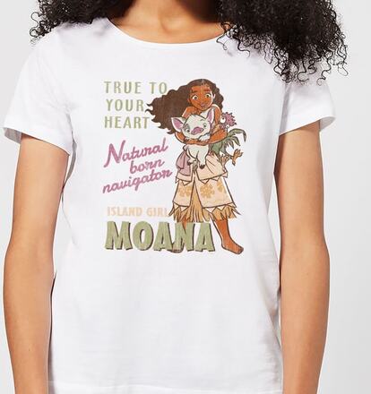 Moana Natural Born Navigator Women's T-Shirt - White - M - White