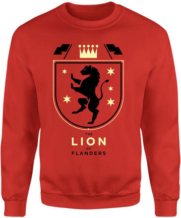 The Lion Of Flanders Sweatshirt - M - Red