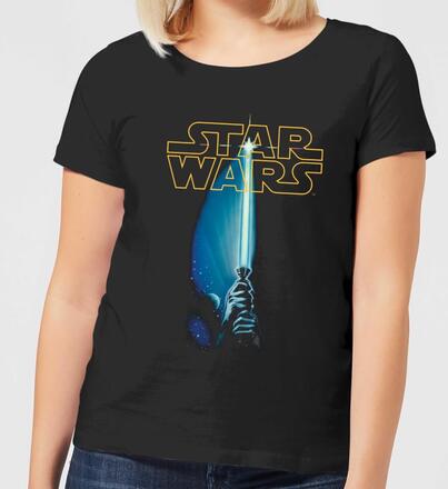 Star Wars Lightsaber Women's T-Shirt - Black - XL