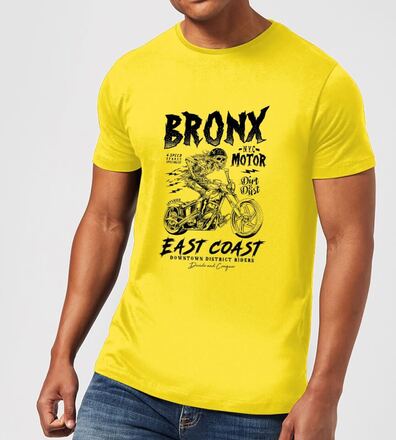 Bronx Motor Men's T-Shirt - Yellow - S - Yellow