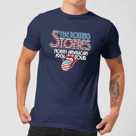 Rolling Stones 81 Tour Logo Men's T-Shirt - Navy - XL