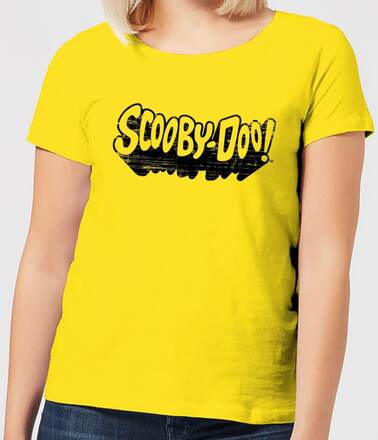 Scooby Doo Retro Mono Logo Women's T-Shirt - Yellow - L - Yellow