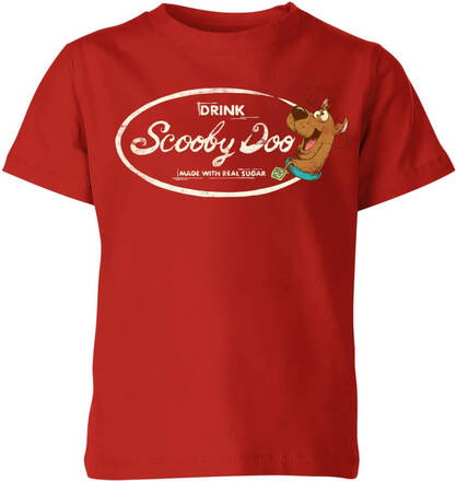 Scooby Doo Cola Kids' T-Shirt - Red - 5-6 Years