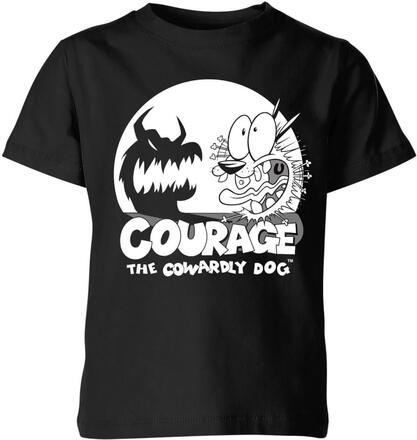 Courage The Cowardly Dog Spotlight Kids' T-Shirt - Black - 3-4 Years - Black
